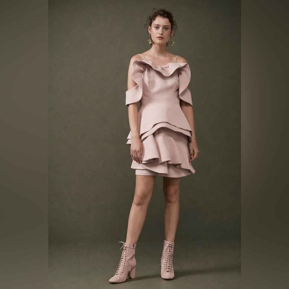 KEEPSAKE the Label Pink Ruffle Blouse - Picture 1 of 6